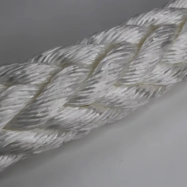 China Factory Mooring Pp&Polyester Pet Mixed 56Mm Composite Rope For Marine Strand Blended Rope 8 Strand pp Combination Rope LDMIX-8 photo-3