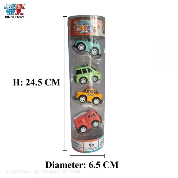 XINYU 1:64 Diecast Car Fire Fighting Taxi Bus Children Cars Toy Pullback photo-2