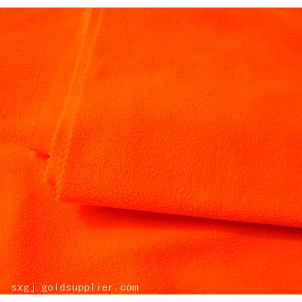 EN471 Fluorescent Reflective Safety Fleece Fabric - High Visibility Uniform Fleece Manufacturer - Wholesale Micro Polar Fleece EN471 Certified photo-5