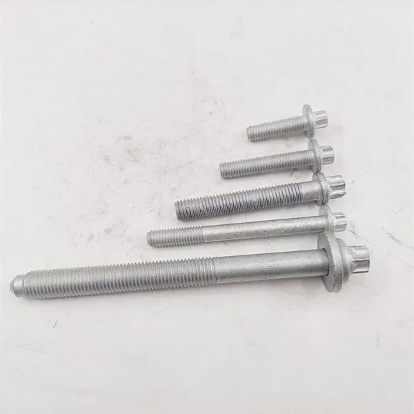Bolts With External Hexalobular Driving Feature With Small Flange