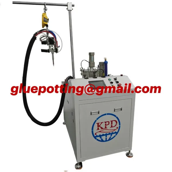 Automatic 2 Component Silicone Epoxy Urethane Resin Meter Mix Dispenser