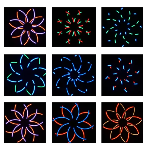 2025 New Windmill Light 180w Led Double Layer Effect Light Stage Concert Live Background Light photo-5