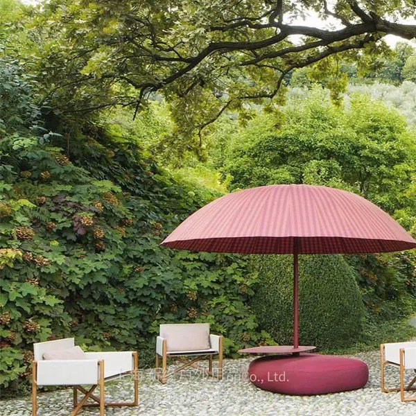 Outdoor Patio Leisure Terrace Umbrella With 16/24 Ribs, Garden Umbrella, Patio Sunshade Center Pole Umbrella photo-5