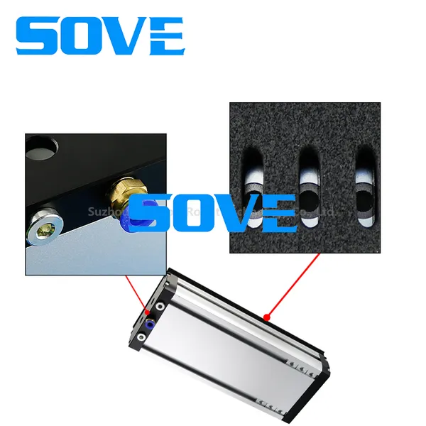Sove Integrated Sponge Suction Cup Air Vacuum Generator With Actuator for Industrial Automation Carton Handling and Palletizing photo-3