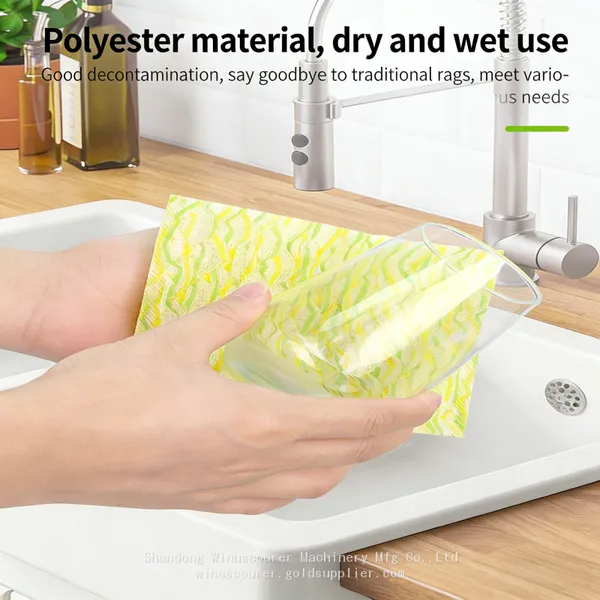 Bubble Dishcloth Household Kitchen Cleaning, Lazy Pot Scrubber Dish Cleaning Cloth photo-4