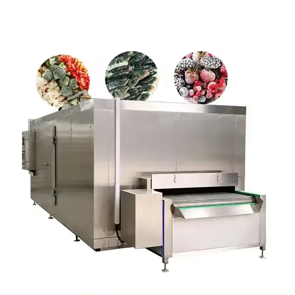Lnd Food Industrial Quick Freezing Equipment Liquid Nitrogen Freezing Tunnel photo-2