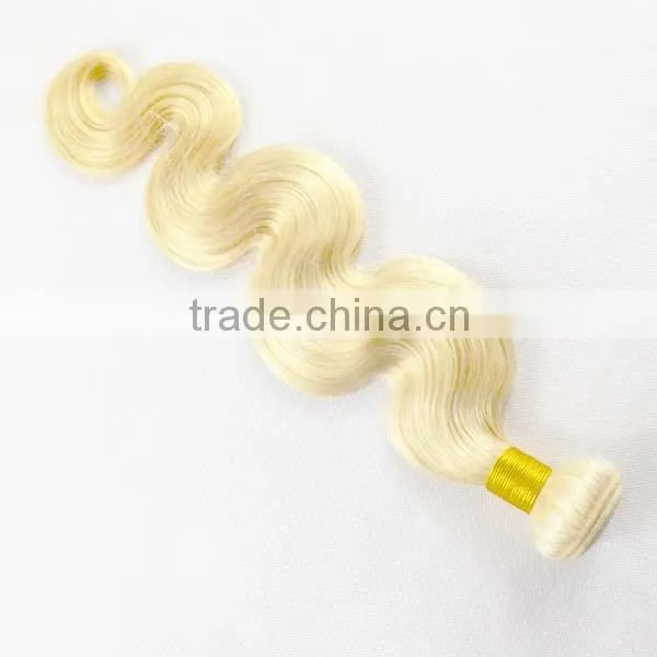 Human Hair Light Blonde Color Virgin European Hair photo-5