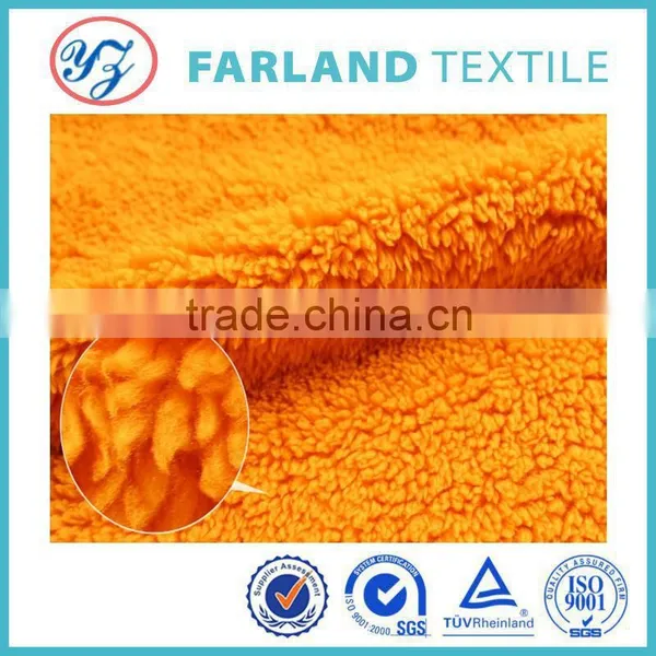 China Supplier to Provide 2015 New Products Orange Color Shu Velveteen Fabric for Winter Ugg Boots photo-2