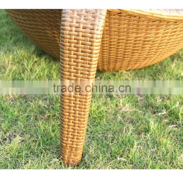 New Style Lounge Seat Outdoor Pool Beach Rattan Modern Leaf Lounge Chair photo-6