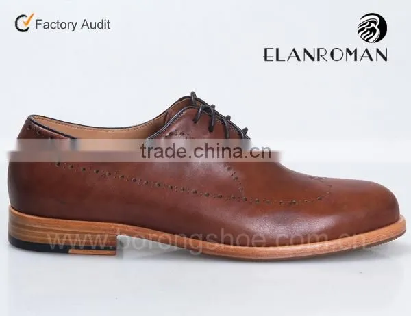 New Style Italian Formal Shoes Men Oxford Shoes Men Dress Leather Sole Shoes photo-3