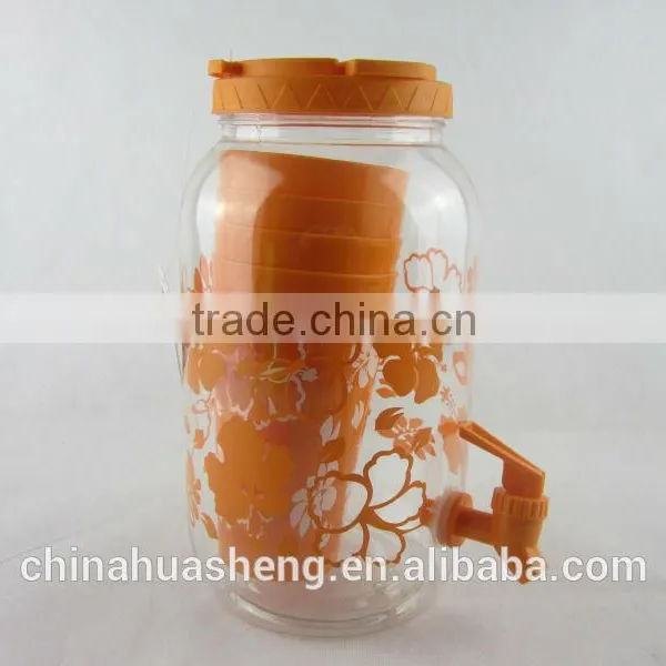 Wholesale Plastic Cold Water Dispenser PET Beverage Dispenser 3.8L photo-3