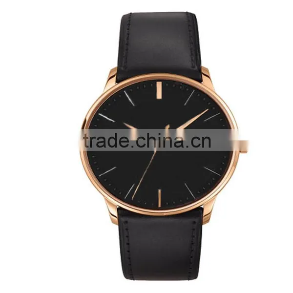 Luxury Women Men 3atm Quartz Stainless Steel Back Watch photo-3