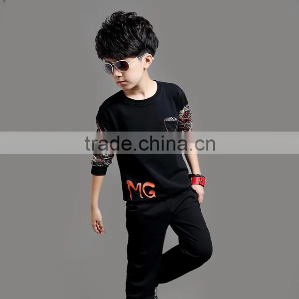 Spring Autumn Kids Clothes Long Sleeve Pullover Striped Suit Casual Boys Clothing Set Suit For Baby Girls 2 Pcs Chilrens Sets