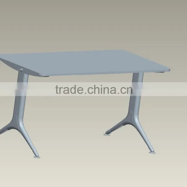 Aluminum Y Shape Office Table Leg/ Office Table Design Photos Specifications 2 Person Computer Desk photo-2