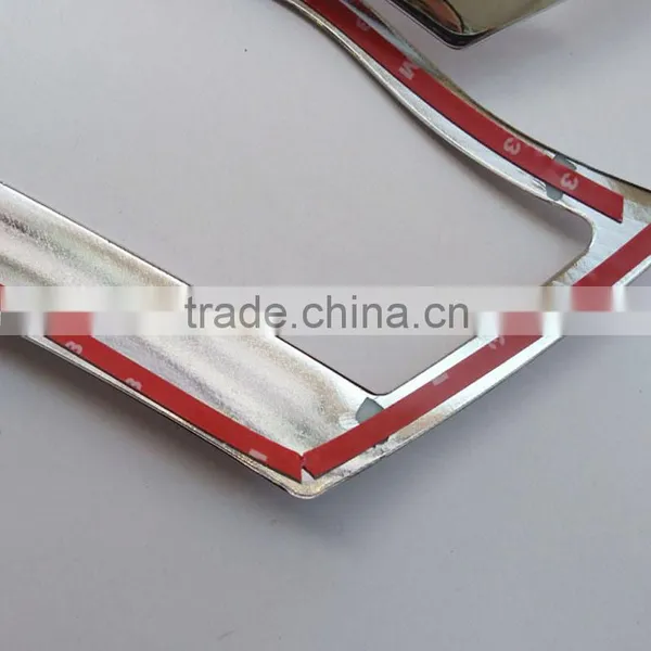 ABS Chrome Auto Accessories Front Light Lamp Cover For Renault Kwid 2015 photo-2