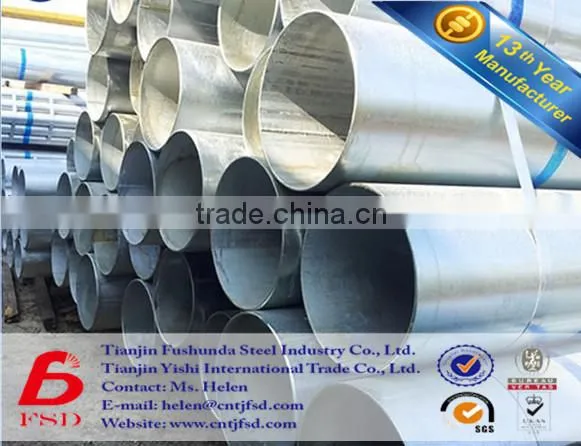* Supplier Hot Dipped Galvanized Steel Pipe ERW Pipe photo-2