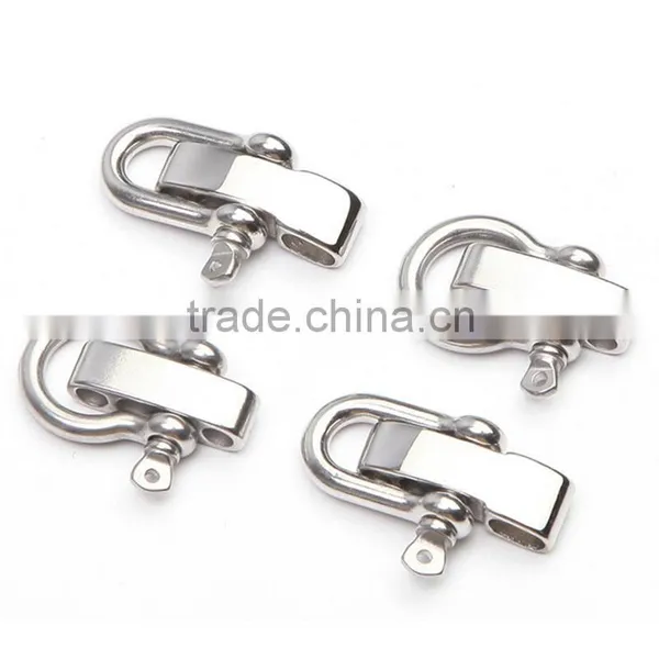 2015 Colored High Quality Stainless Steel Anchor Shackles U Shackle Bow Shackles for Paracord photo-2