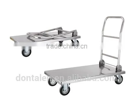 Update International 300 lb Capacity Four Wheel Folding Hand Truck Trolley photo-2