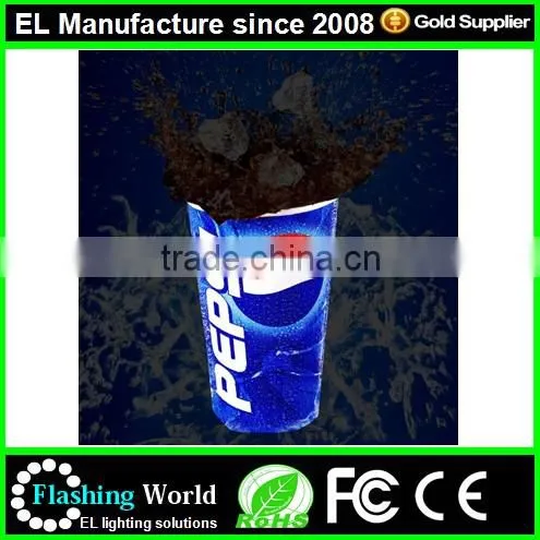 Elegant and Graceful Whoelsale Electroluminescent Animated Posters for Advertising and Promo photo-4