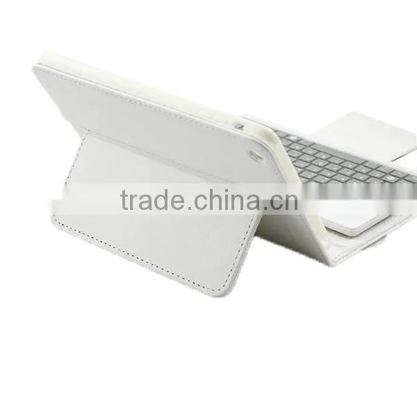 For Apple IPad Mini Stand Leather Case Cover With Removable Bluetooth Keyboard Bluetooth 3.0 Keyboard Technology, Keyboard Can photo-3