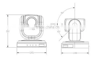 1080p Security Tracking Network IP Webcam HD 2 Megapixel Vandal Proof Ceiling PTZ High Speed Camera photo-4