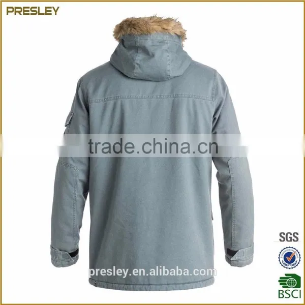 2016 China Manufacturers Custom High Quality Fashion Men Winter Overhead Coat Outdoor Jacket photo-4