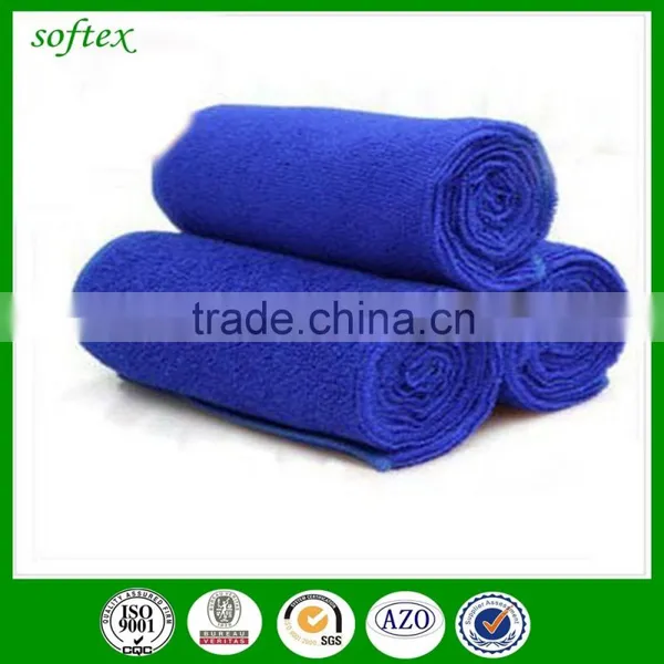 Super Soft Top Quality Home House Cheap and Best Blue Car Drying Towel photo-4