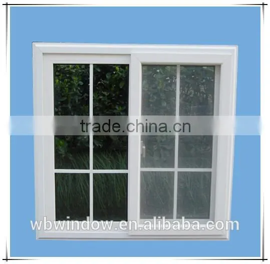UPVC/PVC Attractive Design Sliding Window With Grill photo-6