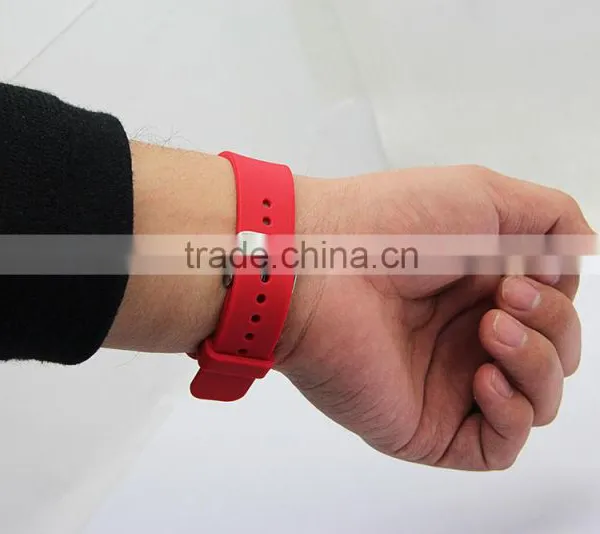 Red Smart Watch Bracelet Silicon Watch Band /Leather Strap Wristband For SAMSUNG GEAR S R750 photo-6
