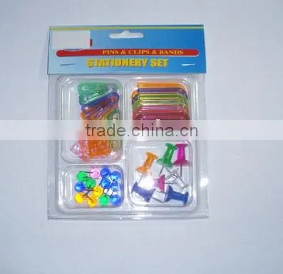 Pins & Clips & Bands / Stationery Set