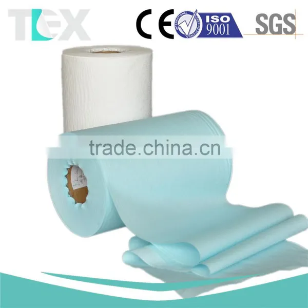 [TEXCLEAN] 55% Woodpulp 45% Polyester Spunlace Nonwoven Fabric photo-2