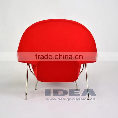 Replica Womb Chair - Red Wool Fabric photo-4