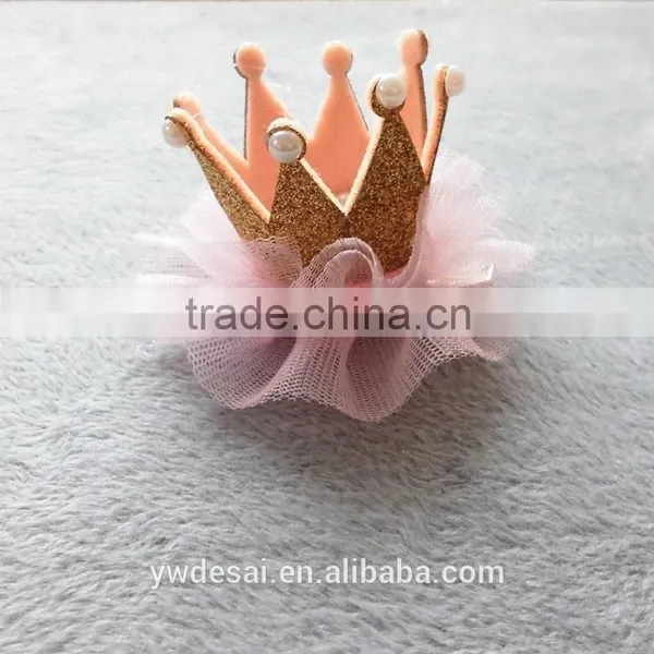 2014 Cute Crown Children's Hair Accessories Baby Hair Clips Jewel photo-2