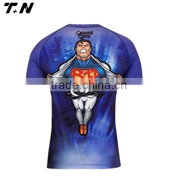 Popular Fitness Blank Compression Jersey for Men photo-3