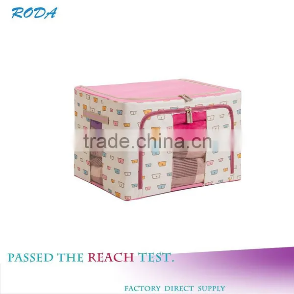 Household Foldable Oxford Fabric Storage Box photo-4