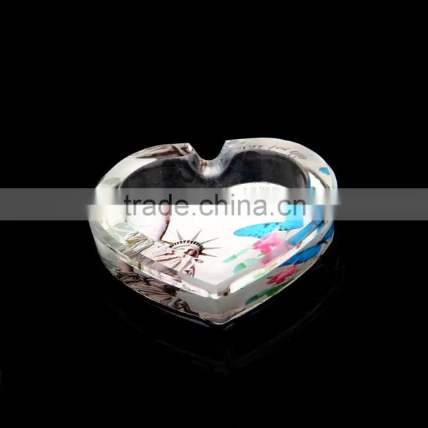 Newest Design Modern Crystal Ashtray for Home Decoration