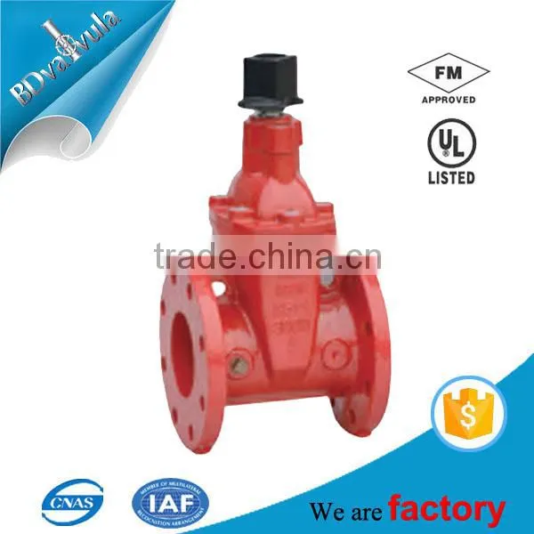 3 6 Inch ANSI AWWA C515 C509 FM UL OS&Y Flanged Rising Stem Gate Valve photo-3