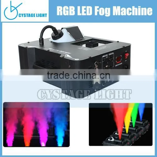 1500W Vertical Colorful Fog Machie Pump 21x3W LED RGB Smoke Machine photo-2