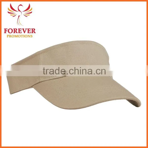 Chinese Manufactory Ployester Khaki Sun Visor photo-3