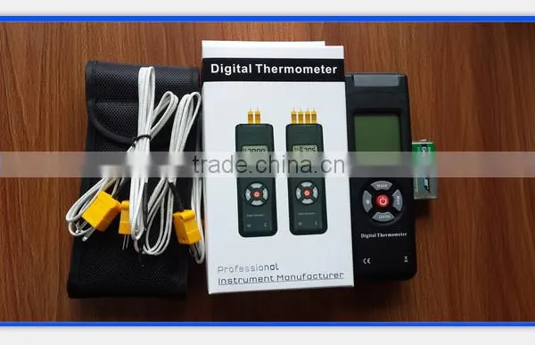 2015 High Quality Digital LCD K Type -200~1350C Thermometer Meter 4 Input Thermocouple Probe Temperature Thermometer TL-TK04 photo-2