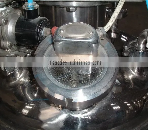 Electric Heating Hydraulic Lifting Vacuum Emulsifying Mixer photo-5