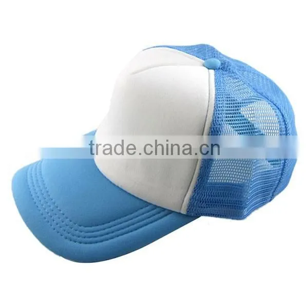 6 Panel Blank Mesh Trucker Cap photo-5