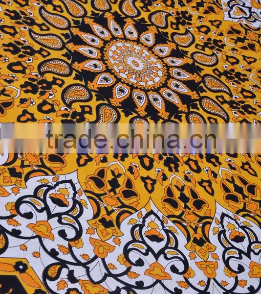 Hippie Indian Tapestry Mandala Throw Wall Hanging Gypsy Bedspread & Wall Decor Throw Indian Manufacturer And Wholesaler Jaipur photo-2