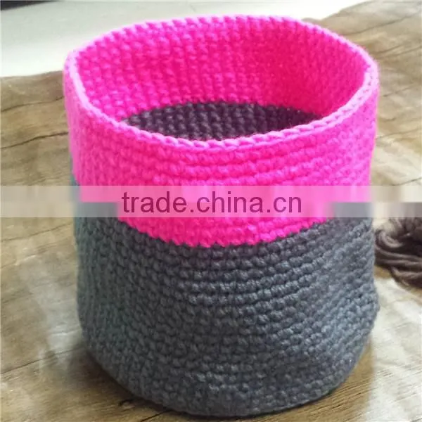 Storage Toy Baskets, Crochet Storage Bin photo-2