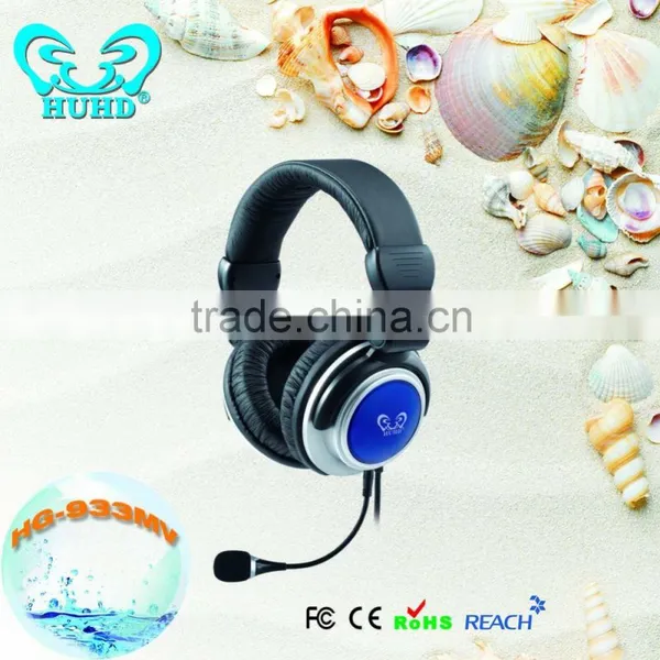 2014 Newest High Quality Folding Gaming Headset Wire Gaming Headset For Video Game Console