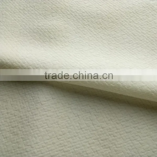 Polyester Plaid Elastic Weft Satin Weave Fabric For Garments photo-2