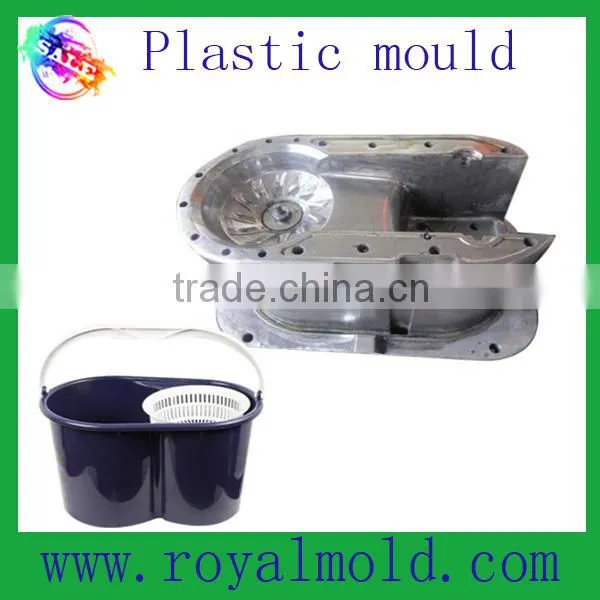 Plastic Mop Bucket Injection Mould Making With Low Cost photo-3
