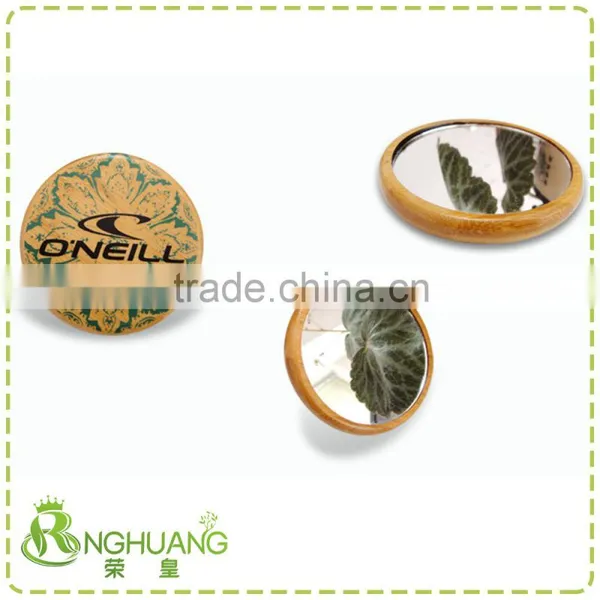 Bamboo pocket mirror