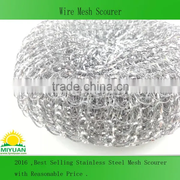 Unique Sigle Wire Maked Scourer/China Set Of5-100g/Galvanized Mesh Ball/stainless Steel Scourer