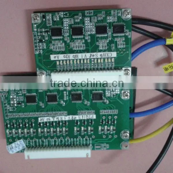 4s 12v 50A BMS lifepo4 battery packs BMS PCM PCB 50A work current 90A peak bms protection circuit module for lifepo4 battery